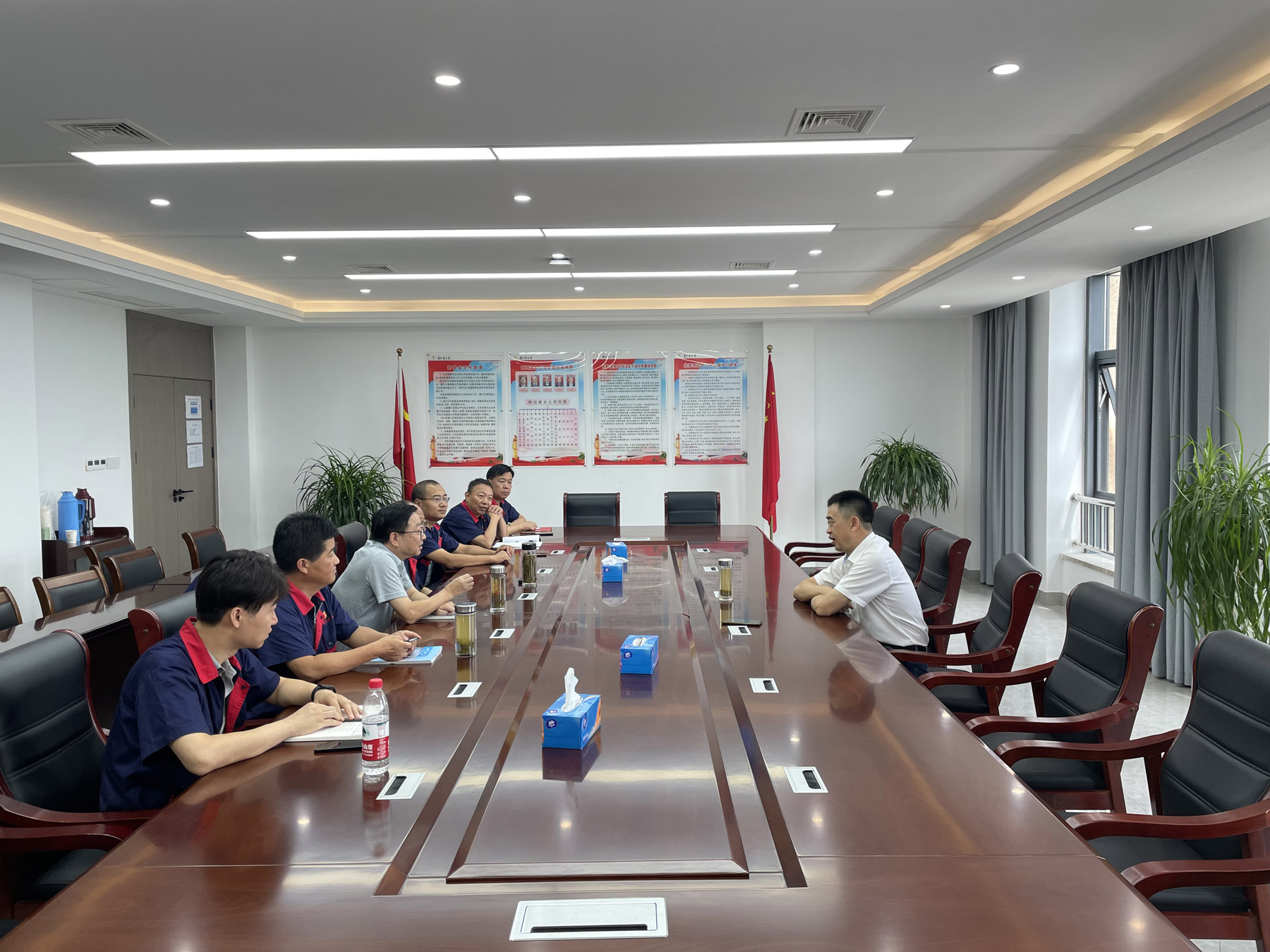 集團(tuán)公司黨委委員、總工程師周俊到公司調(diào)研 