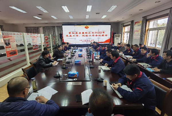 公司召開會(huì)議傳達(dá)集團(tuán)公司黨建工作、紀(jì)檢工作會(huì)議精神