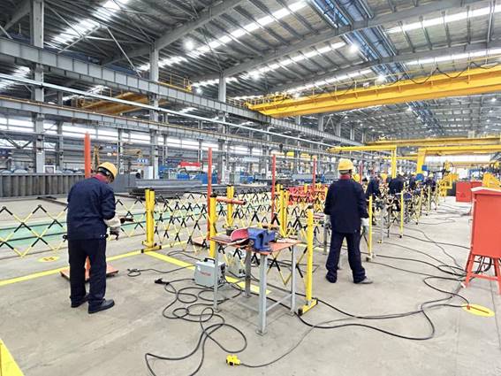 公司舉辦電焊工、電工技術(shù)比武